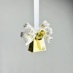 Just a Fancy Cowbell Mum White Gold