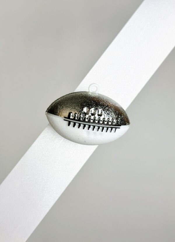 Two-Tone Football White/Silver